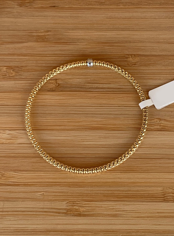 Bracelet extensible en or jaune 18 carats