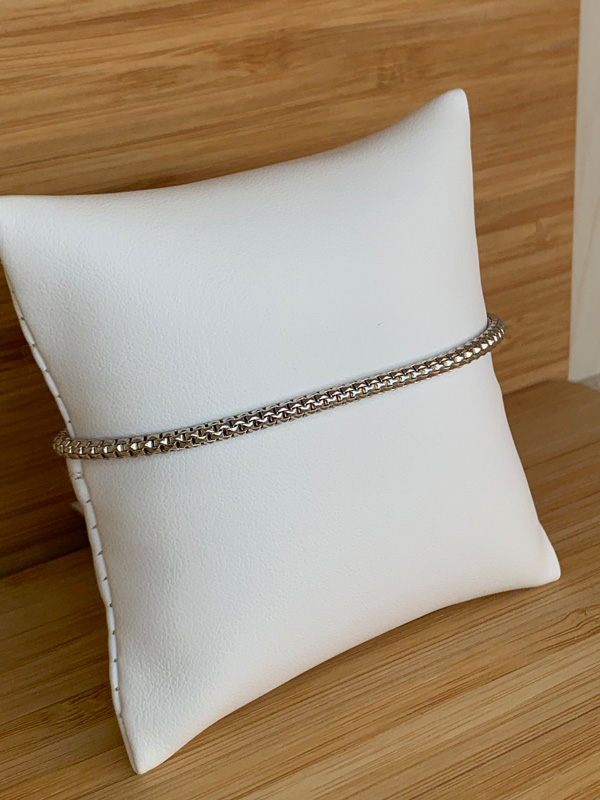 Bracelet extensible en or blanc 18 carats