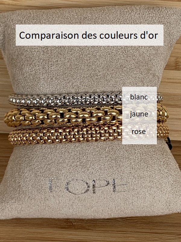FOPE bracelet extensible Flex'It Vendôme en or 18 cts 561BM