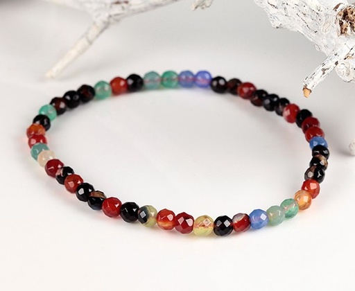 Bracelet Agate multicolore 00701811