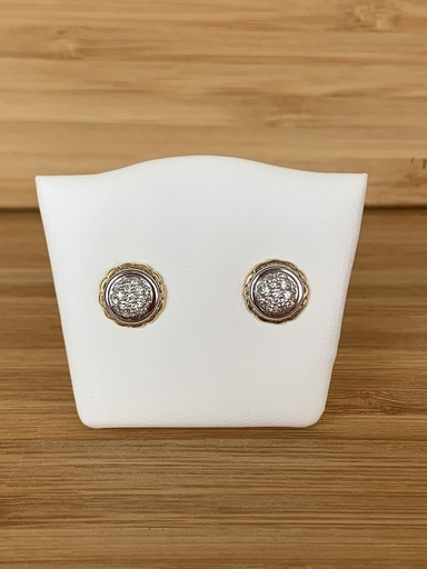 FOPE boucles d'oreilles en or 18 cts avec diamants OR292 PAVE